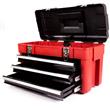 CAJA PLÁSTICA C/3 GAVETEROS MET 585X266X340 -23" 3065