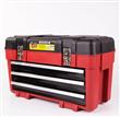 CAJA PLÁSTICA C/3 GAVETEROS MET 585X266X340 -23" 3065
