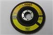 DISCO FLAP OXIDO DE ALUMINIO Ø115 GR 60 R/FIBRA