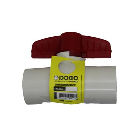 VALVULA ESFERICA  2" 1/2  DE PVC